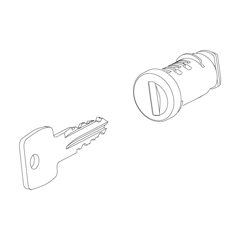 Cylinder and Steel Key N239