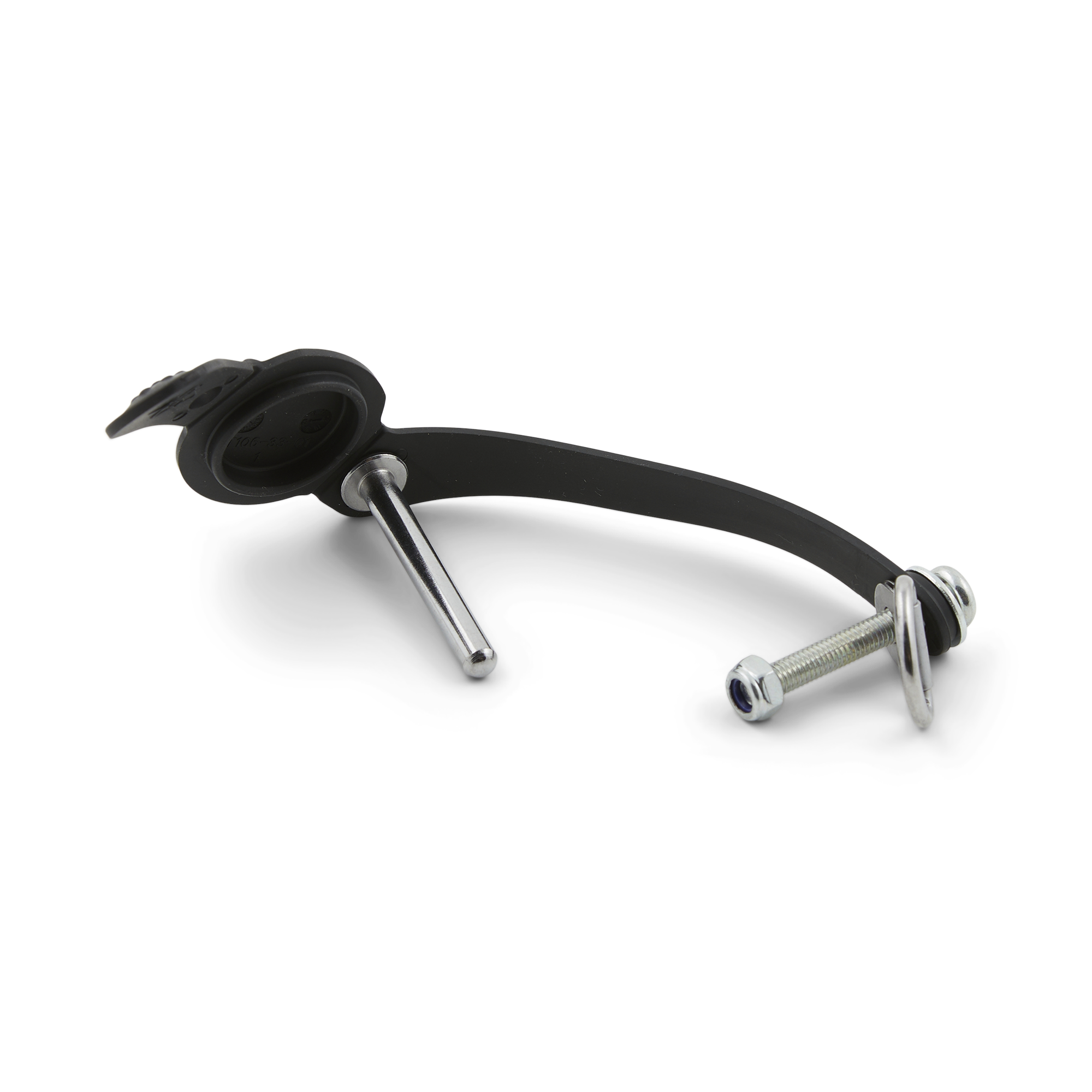Rubber hitch strap