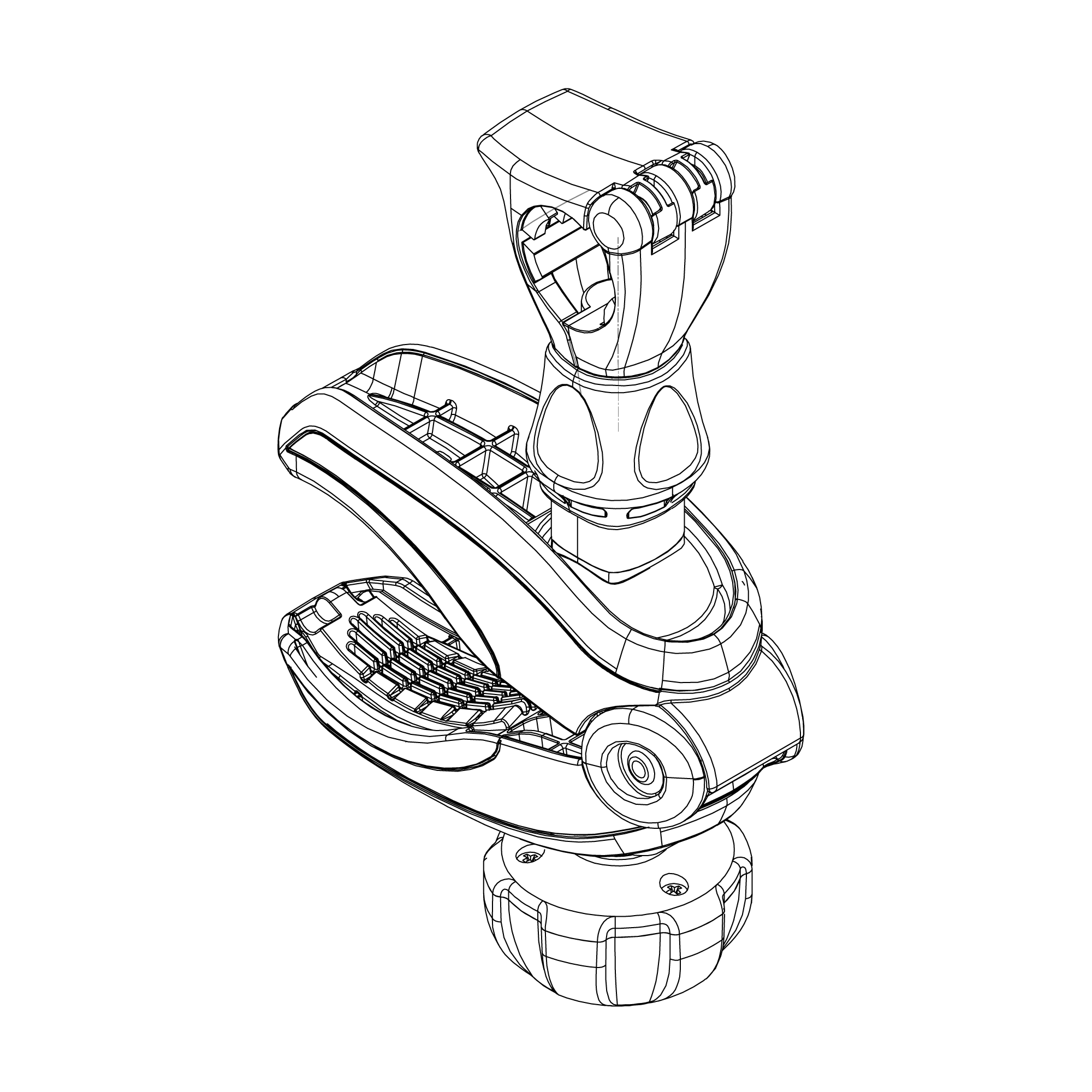 Bike arm short 122 mm without lock