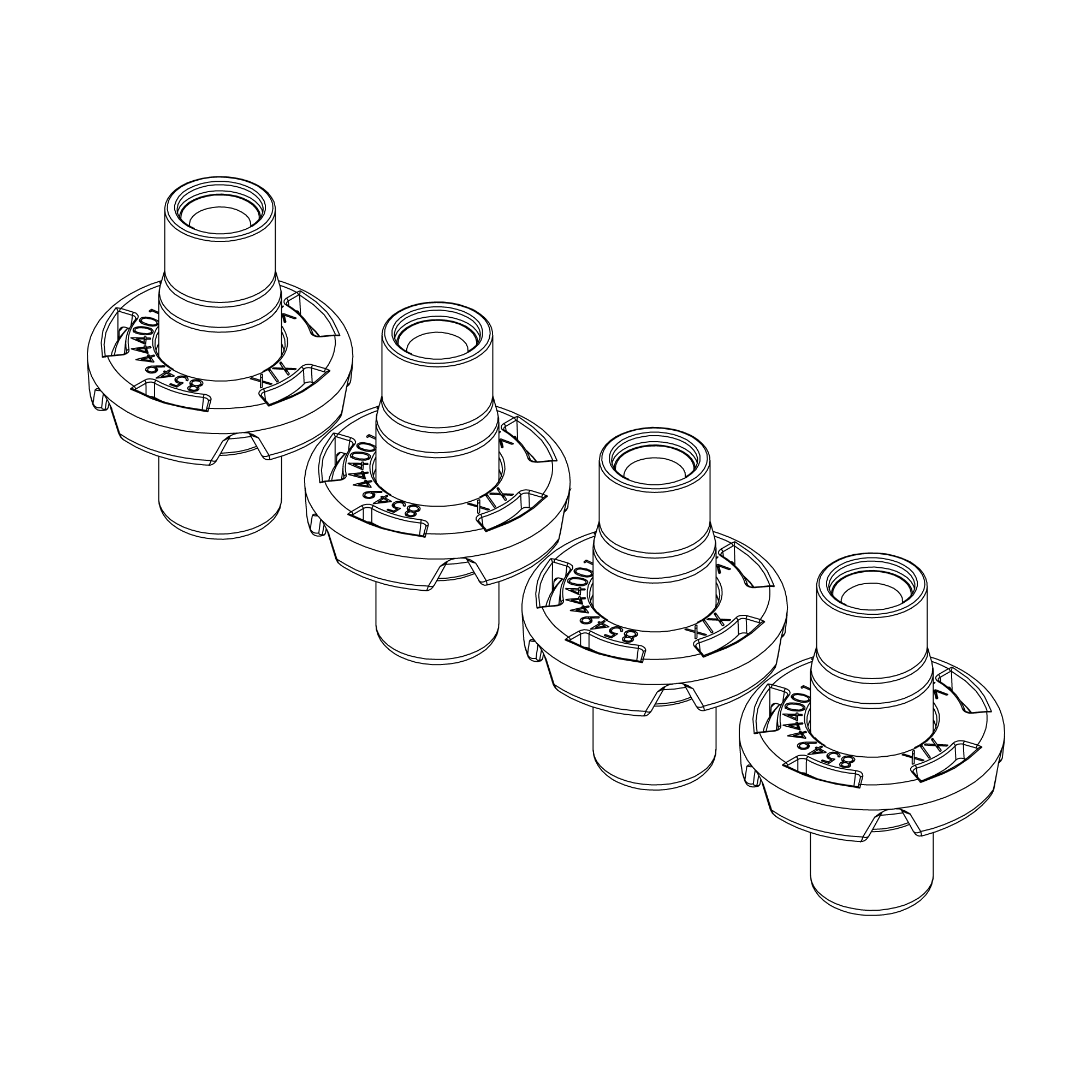 Nut w washer