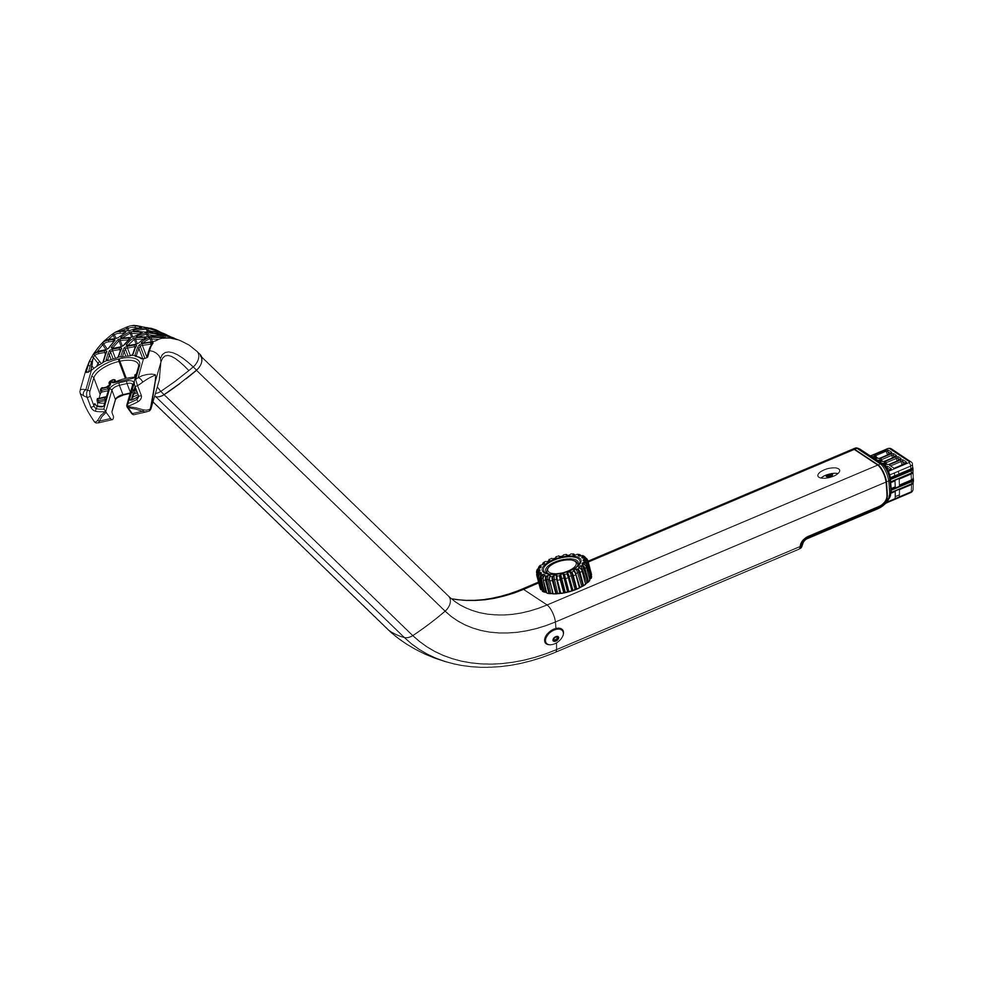 Wheel arm right 17-X