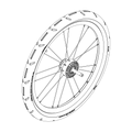 Wheel assembly right