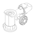 Caster assembly