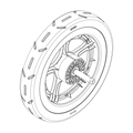 Rear wheel right