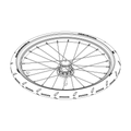 Rear wheel right