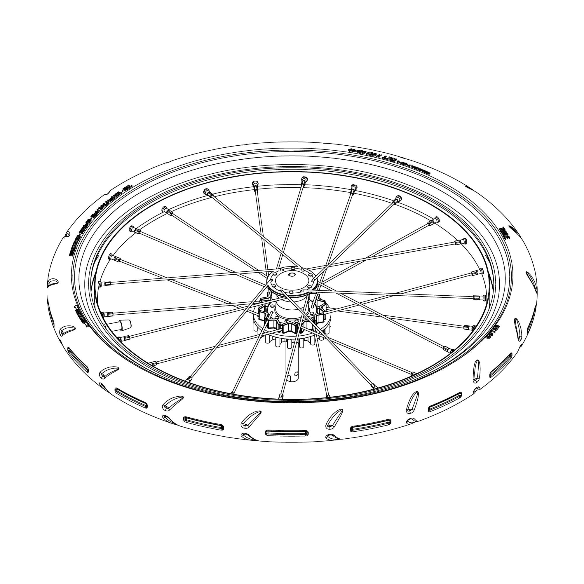 Rear wheel right