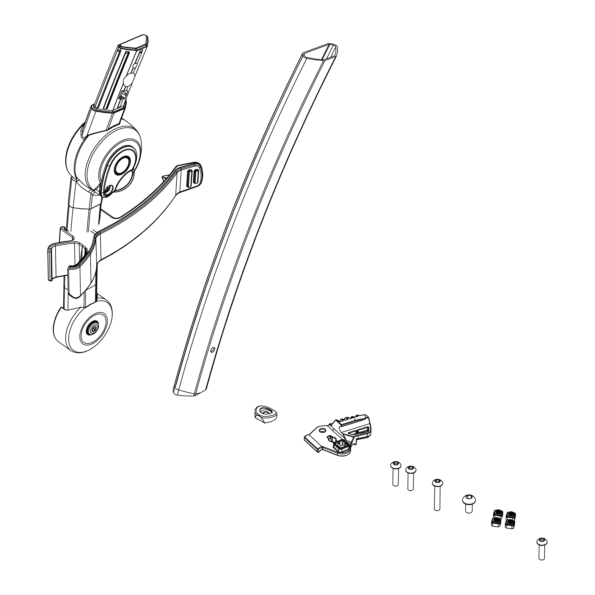 Back frame left