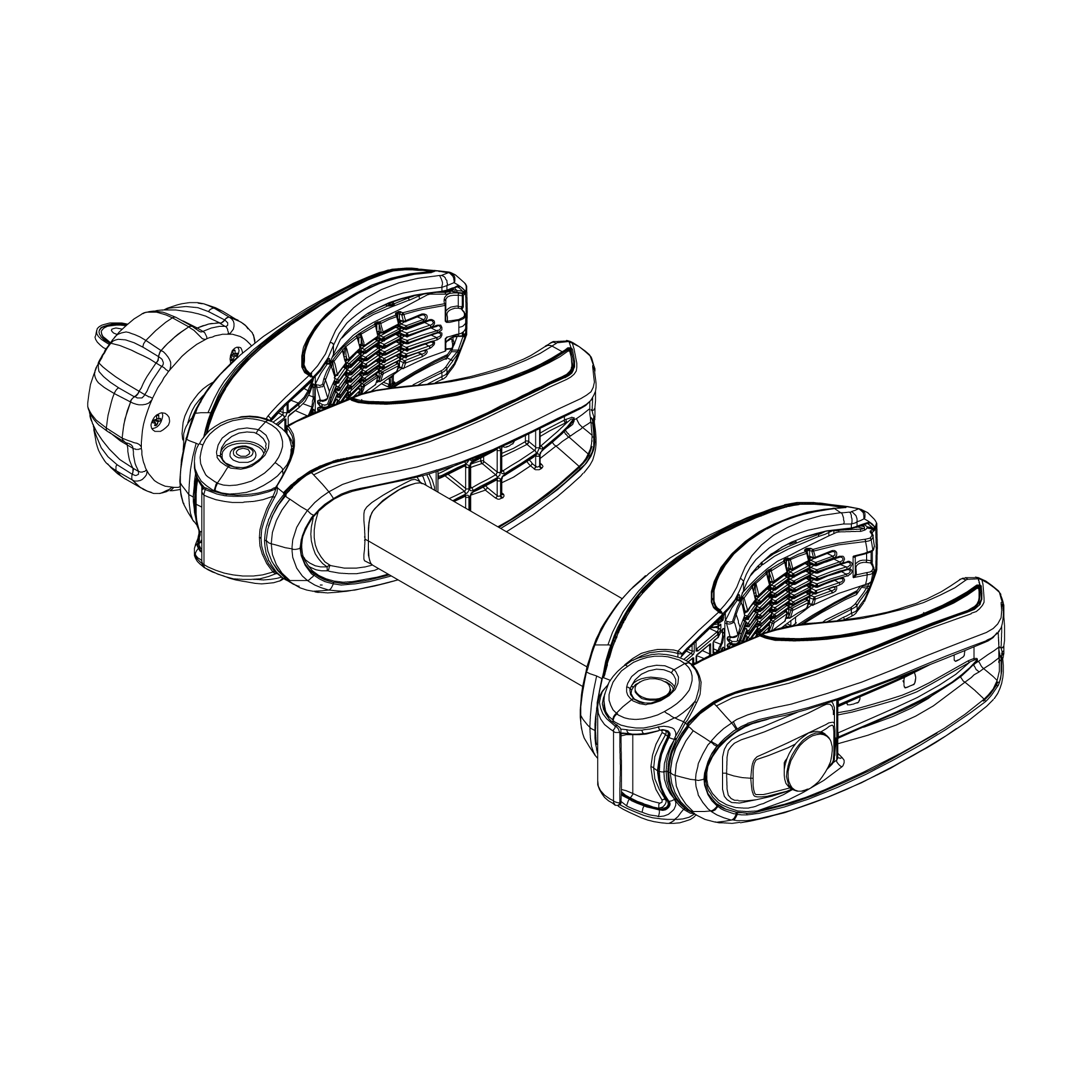 Bike arm extension with lock