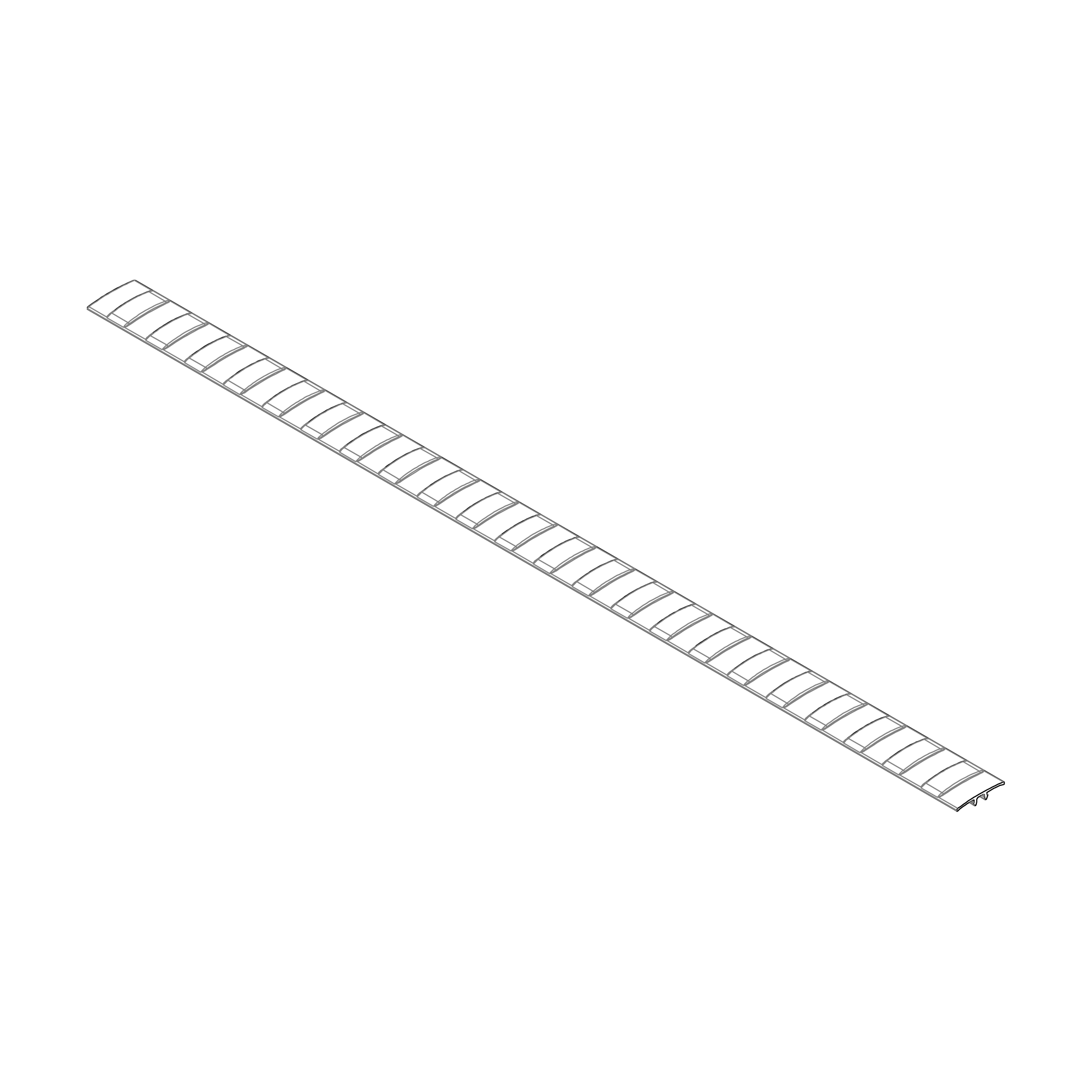 Cover strip T-track 823