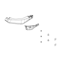 Front left corner + M8 nuts & screws