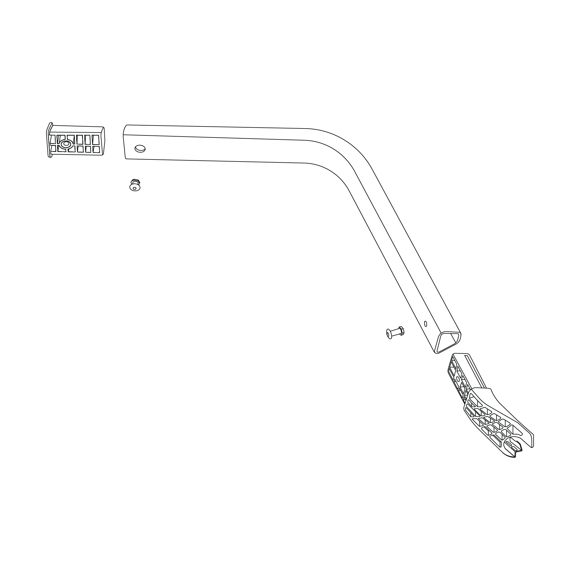 Wheel arm left 17-X