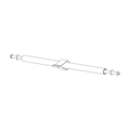 Upper seat frame assembly - single 10-X