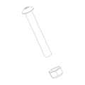 Stroller wheel hardware kit