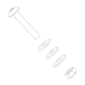 Ski kit harness hardware 02-X
