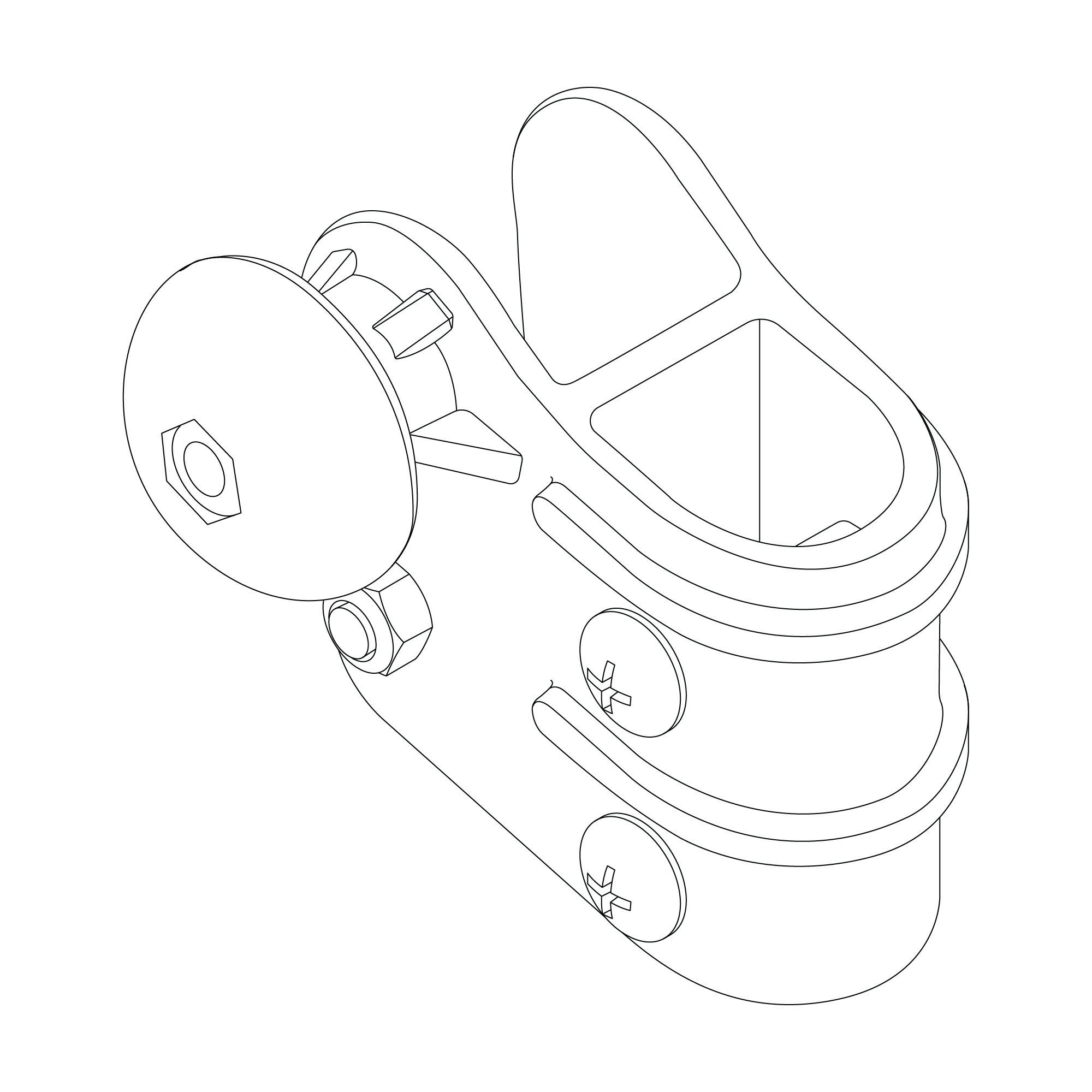 Autolock assembly left 17-X