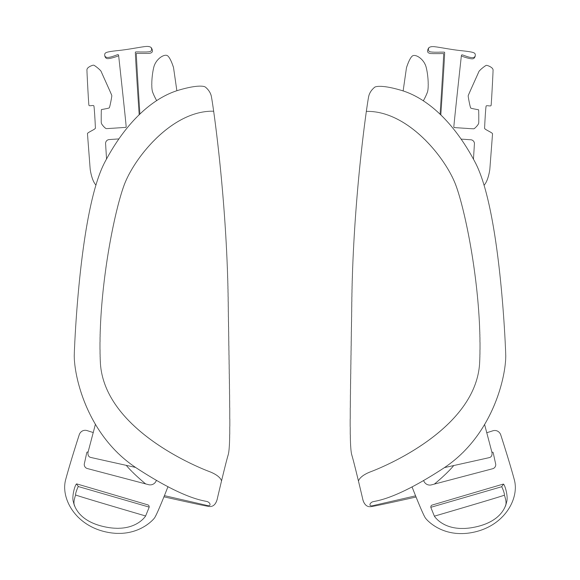5-point shoulder harness w/labels