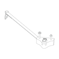 Stroller mounting bracket