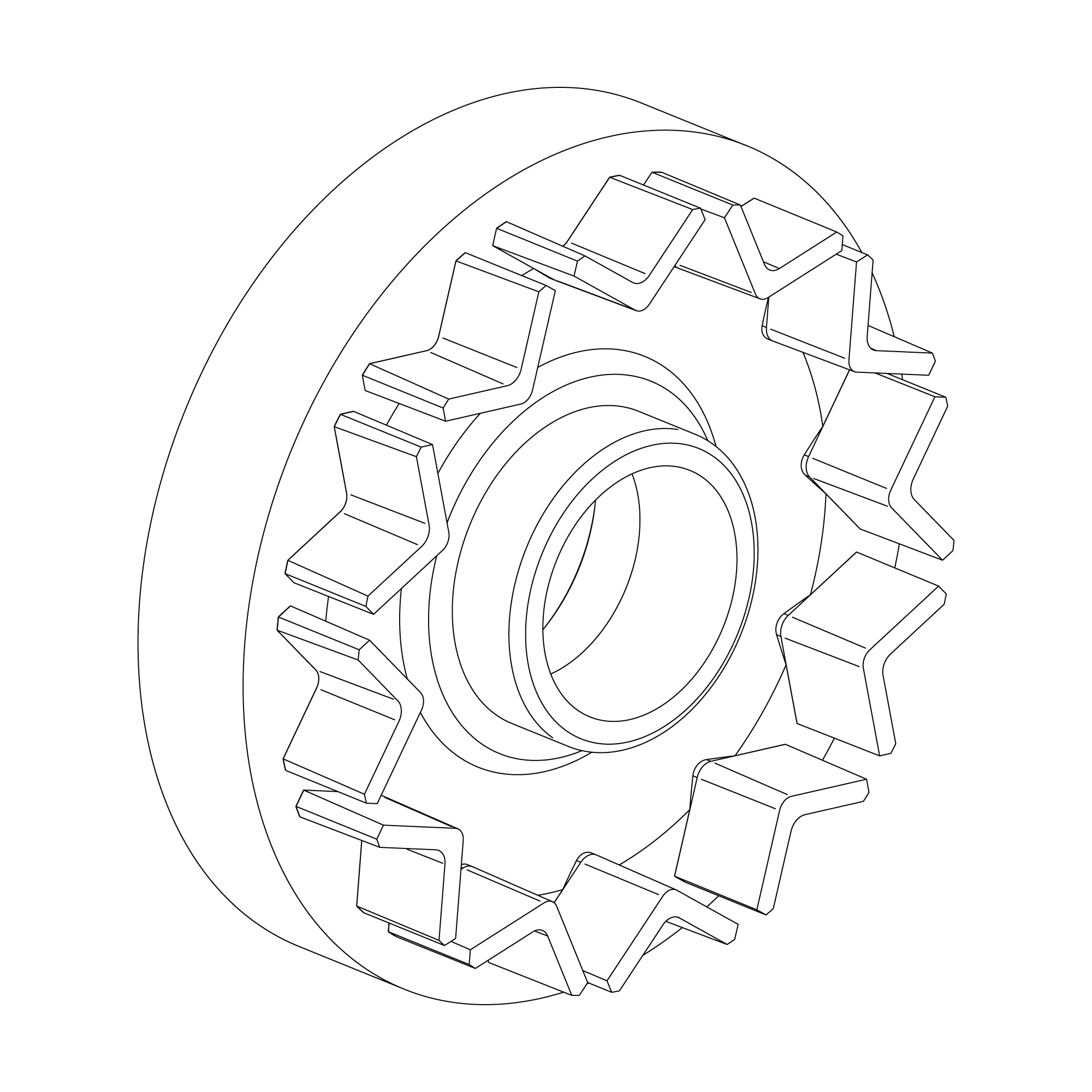 Brake hub 17-X