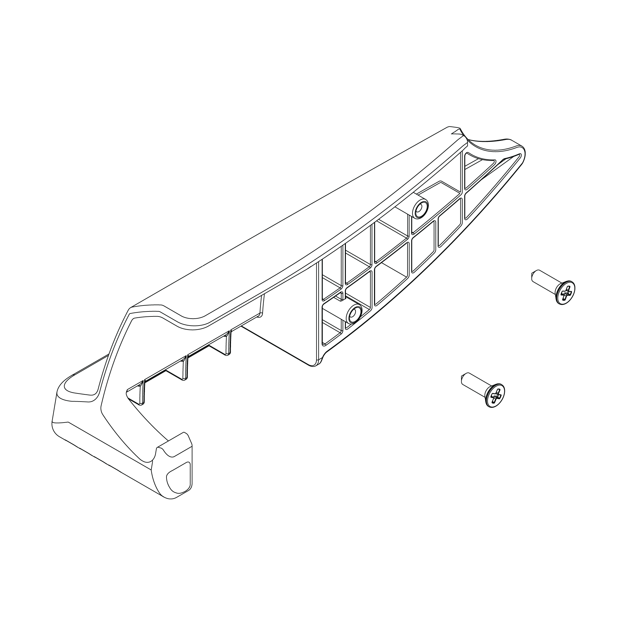 Suspension cover right