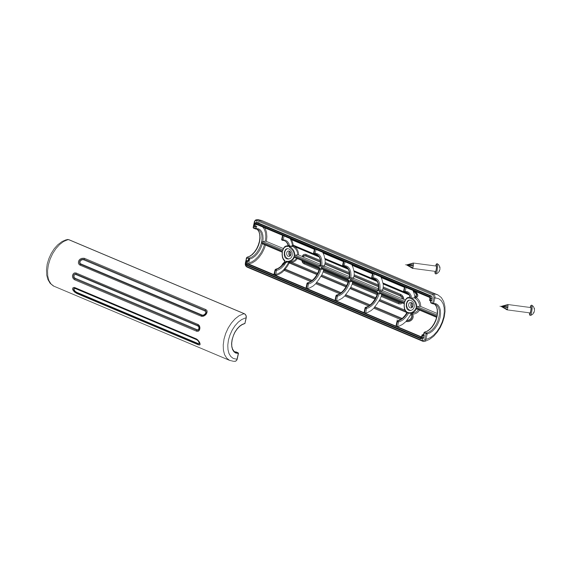 Twist handle blank
