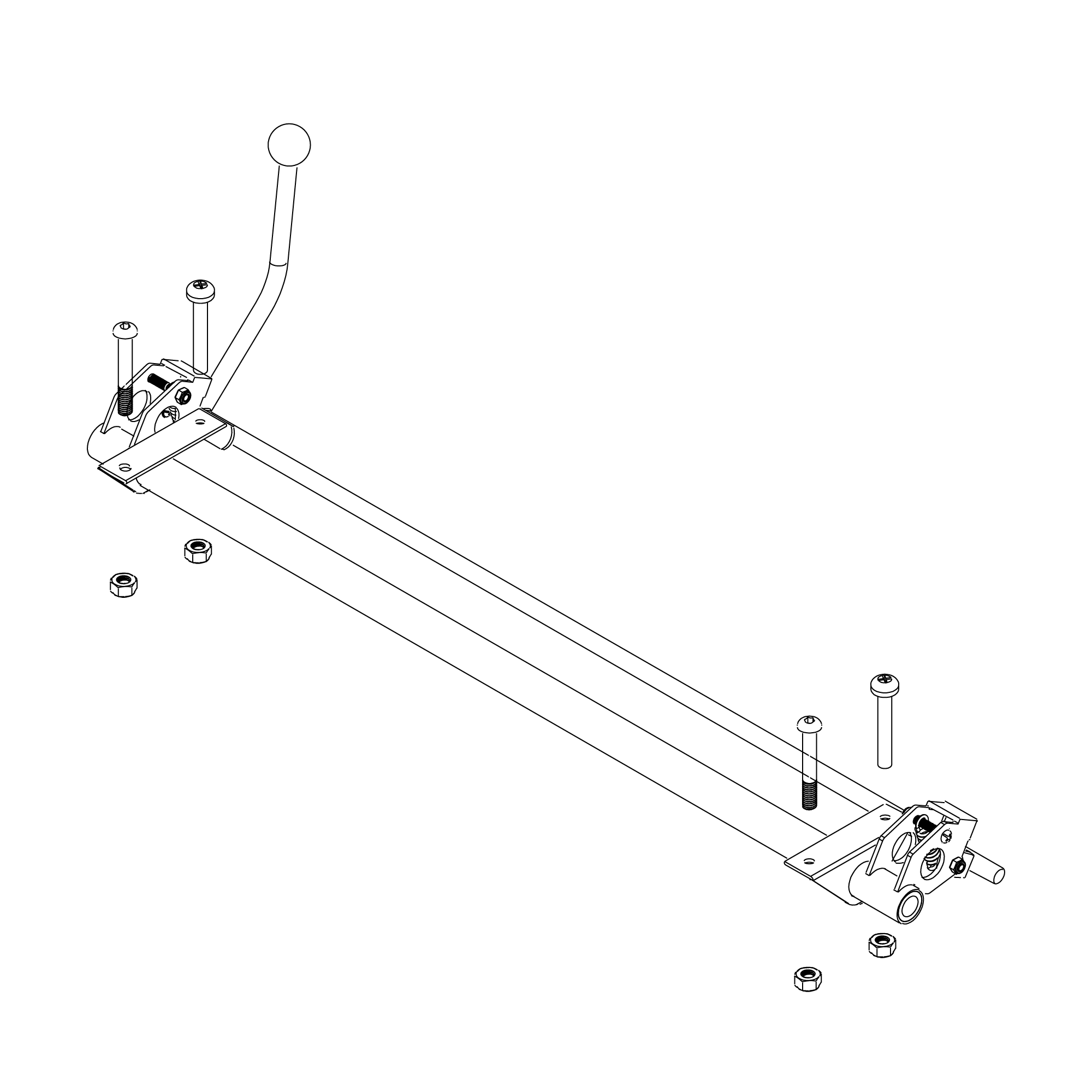 Axle parking brake assembly