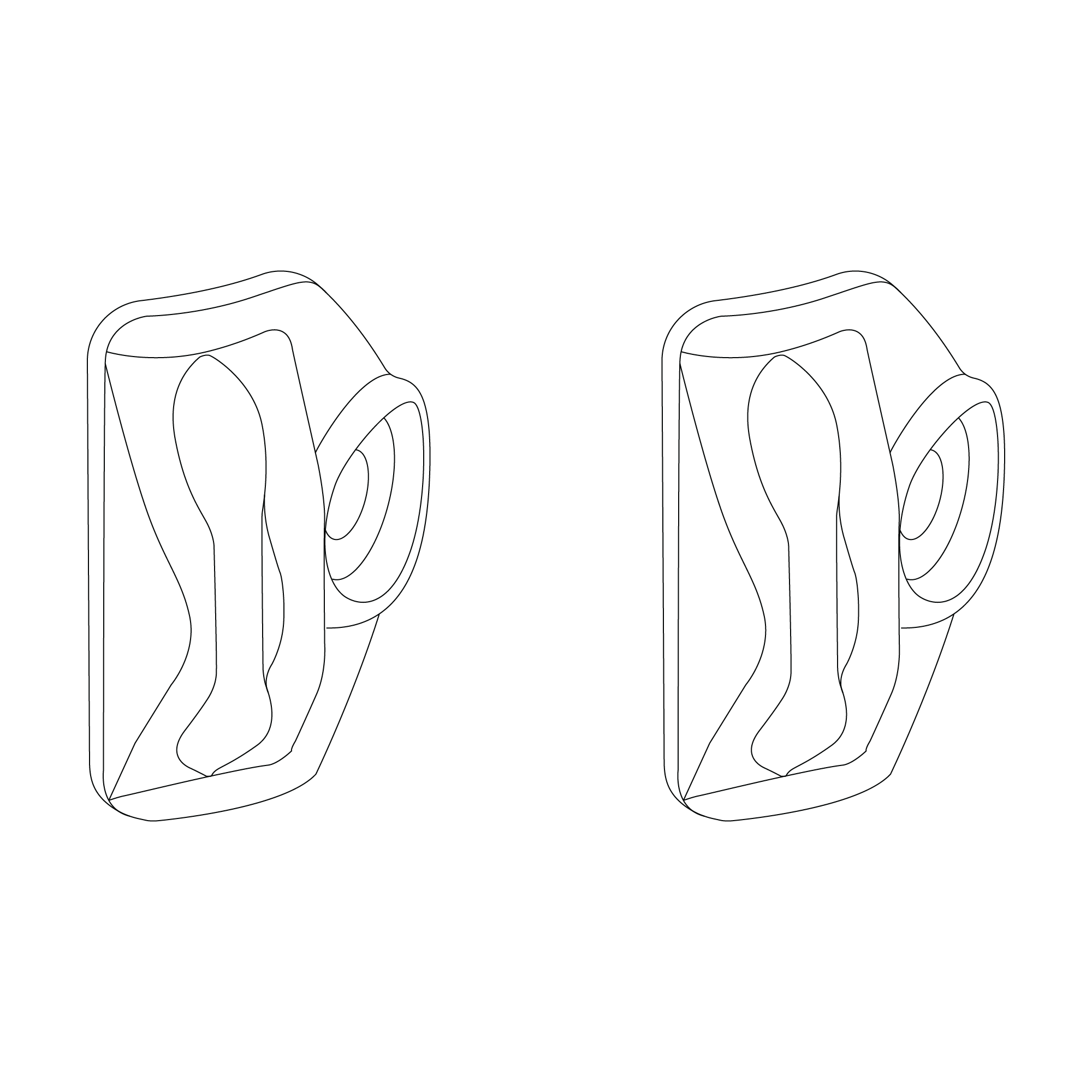 Brake cable guides 17-X