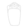Harness buckle 18-X - Black
