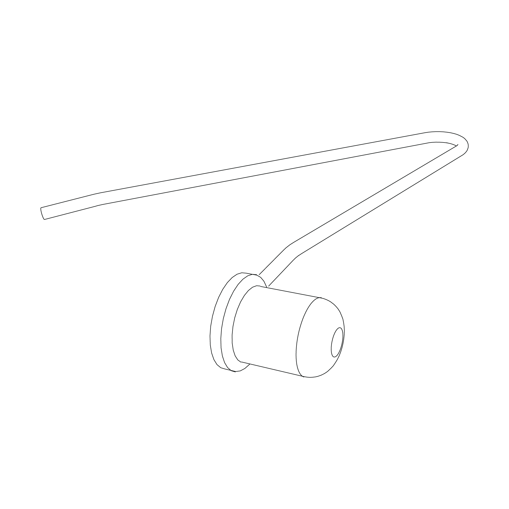 Spring clip & button assembly